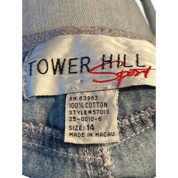 Tower Hill denim knee‎ length skirt, size 14. - Picture 8 of 8